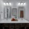 Bathroom with double sink vanity